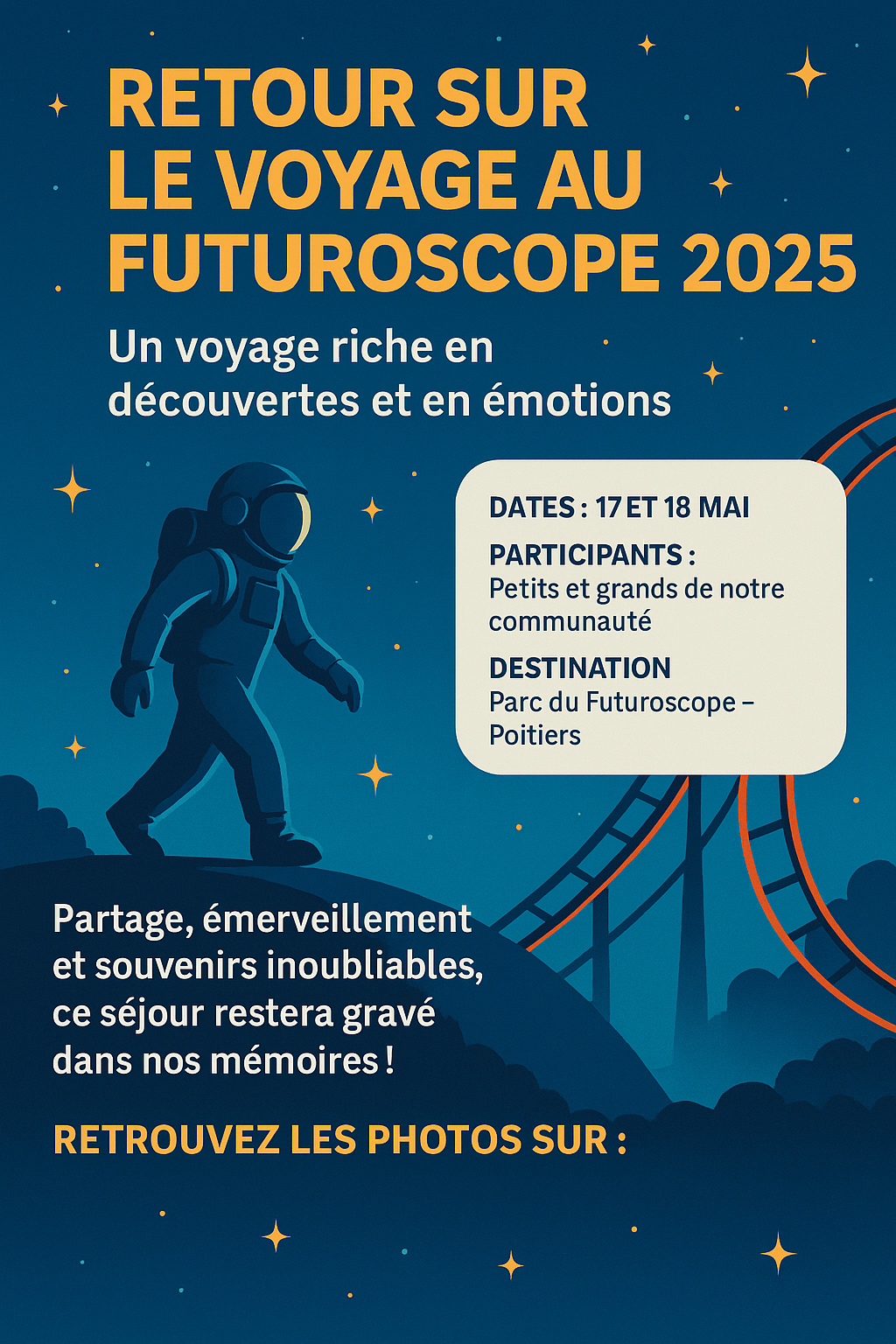 Retour en image Voyage Futuroscope